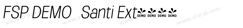 FSP DEMO   Santi Ext字体转换